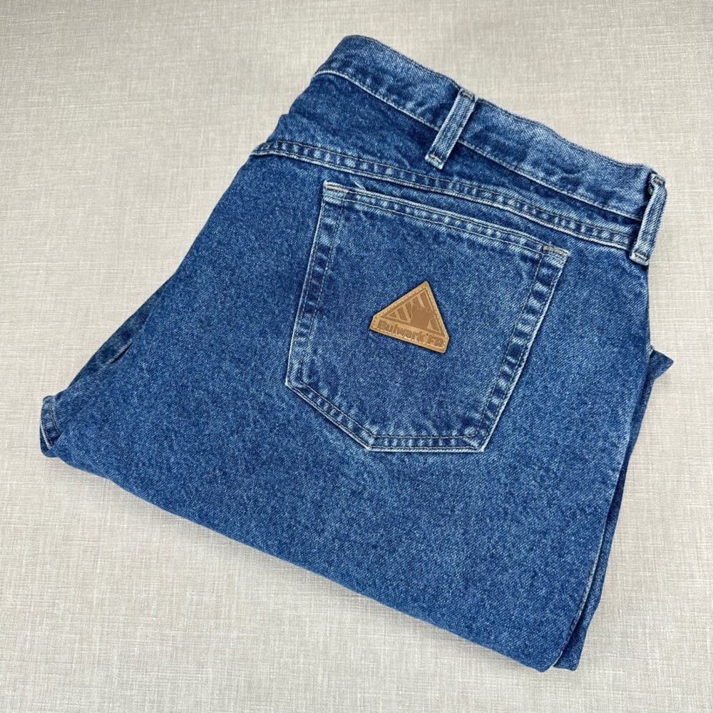 Bulwark FR Jeans Mens 46x30 Blue Flame Resistant Denim Work Pants PEJ6SW3